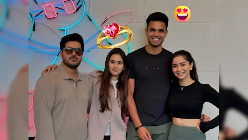 arjun tendulkar engagement
